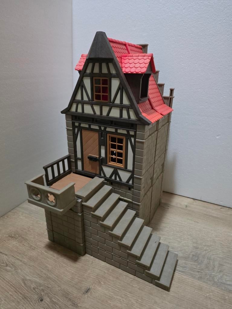vintage playmobil fort kasteel huis met trap part 3577, Ophalen of Verzenden, Gebruikt