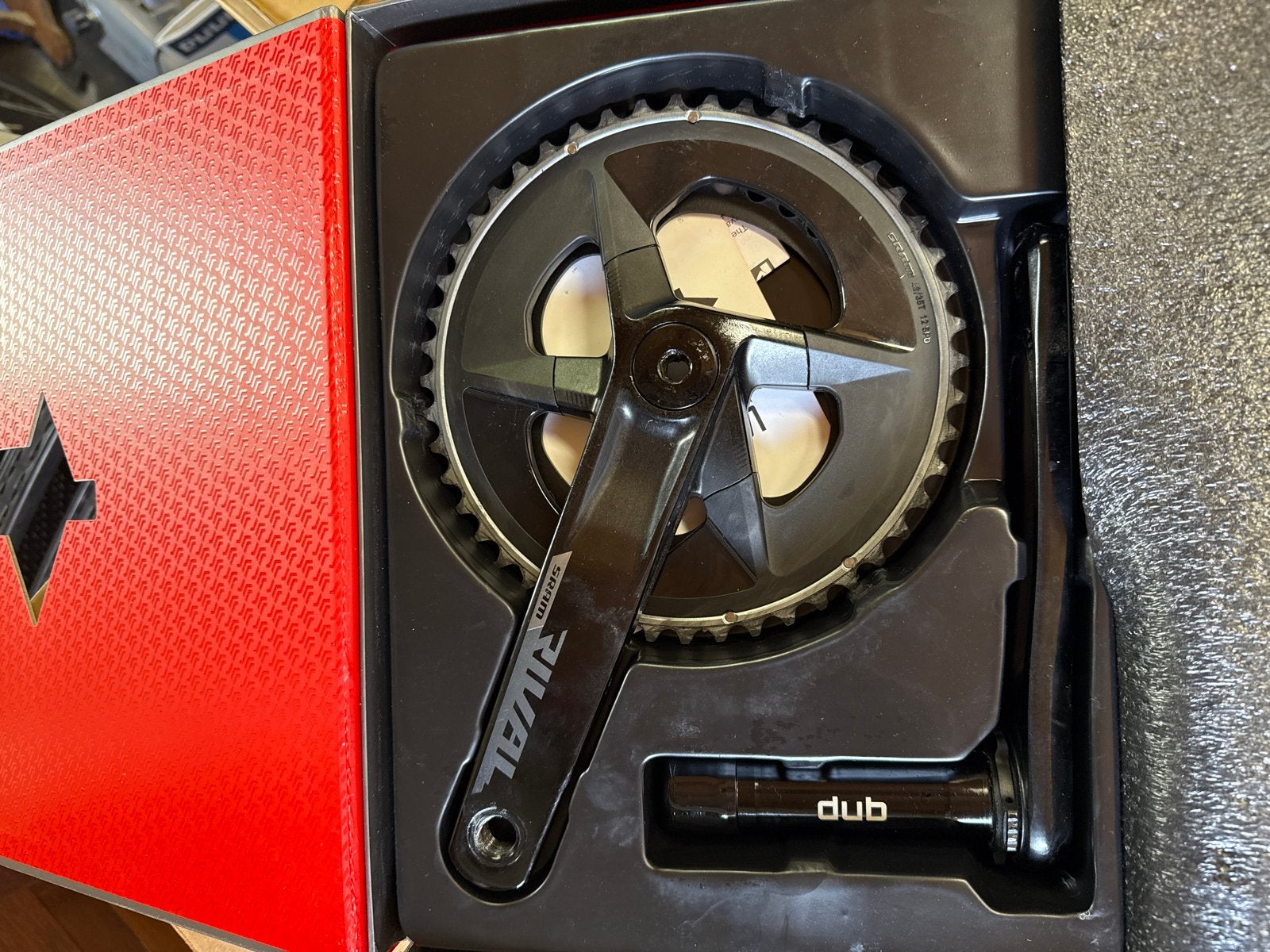 SRAM Rival DUB Crankstel 48/35T, Crankstel of Pedalen, Ophalen of Verzenden, Zo goed als nieuw, Aluminium