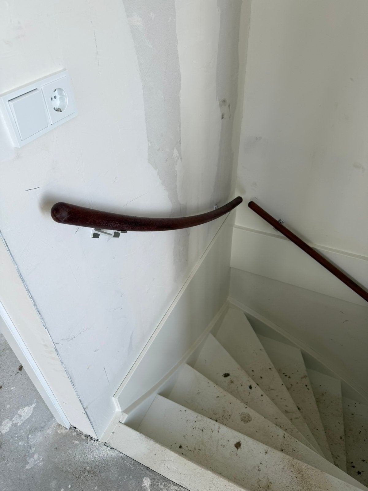 Gratis NIEUWE trapleuning  met 2 bochten, incl muurbeugels, Ophalen, Nieuw, Trap, Minder dan 2 meter