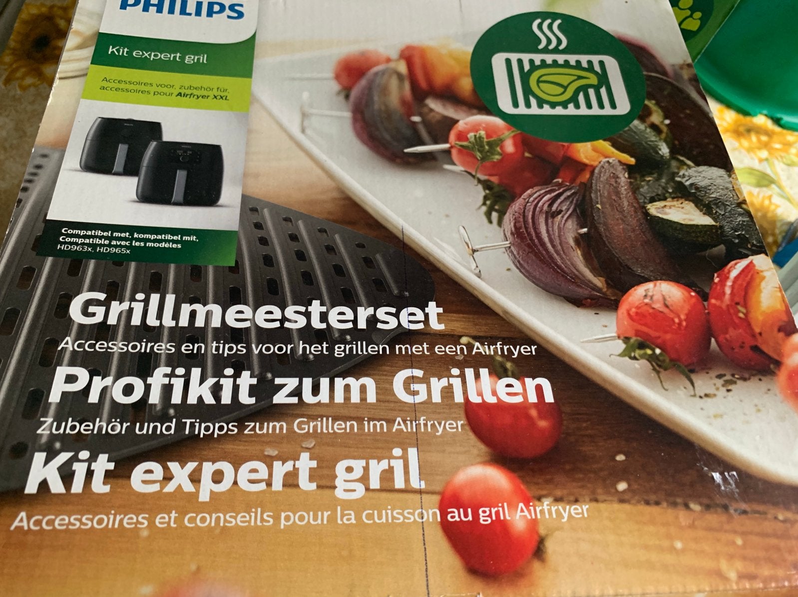 Grilmeesterset phillips, Ophalen of Verzenden, Nieuw, Airfryer
