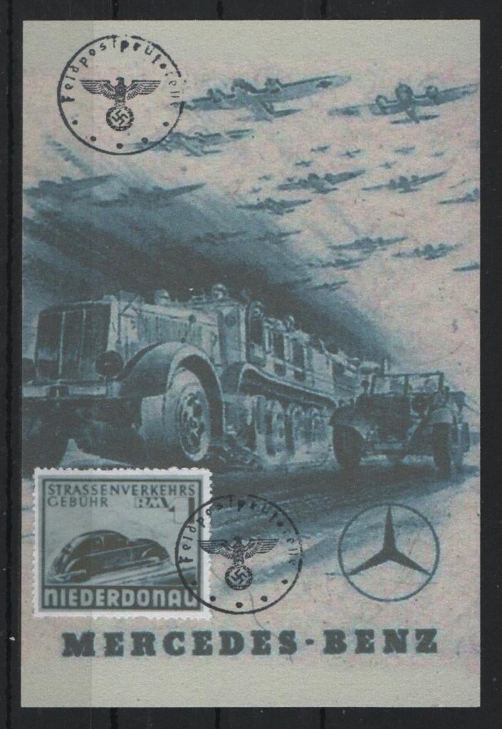 A48) postkaart MERCEDES BENZ privé-editie GERMANY, Postzegels en Munten, Verzenden, BRD, Gestempeld