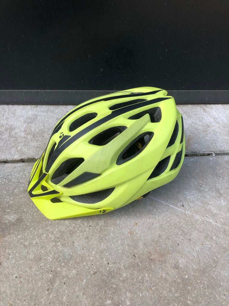 Bontrager fietshelm - Geel/Zwart - Maat M, Ophalen of Verzenden, Zo goed als nieuw, M, Heer of Dame