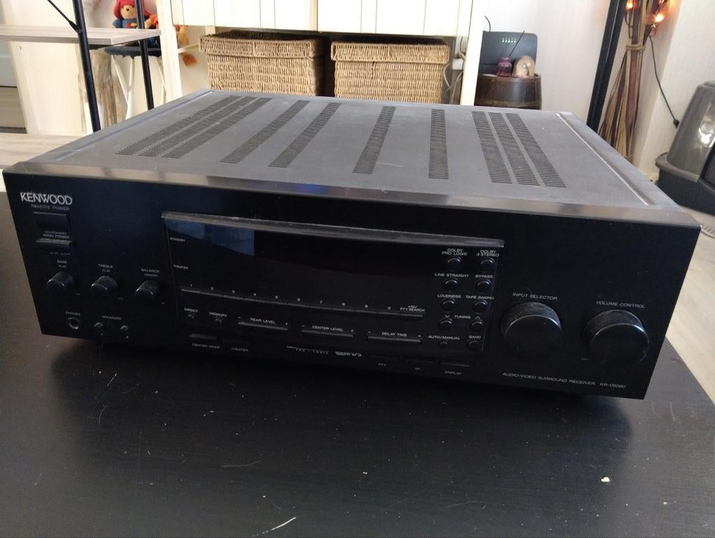 Kenwood KR-V8080 Audio Video Surround Receiver / versterker, Overige merken, Ophalen of Verzenden, 120 watt of meer, Gebruikt