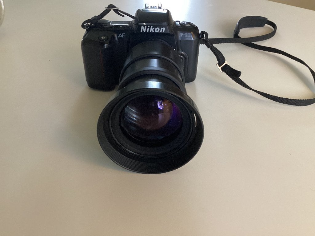 Nikon F-601AF camera met Tamron28-200 zoomobjectief, Ophalen, Gebruikt, Spiegelreflex, Nikon