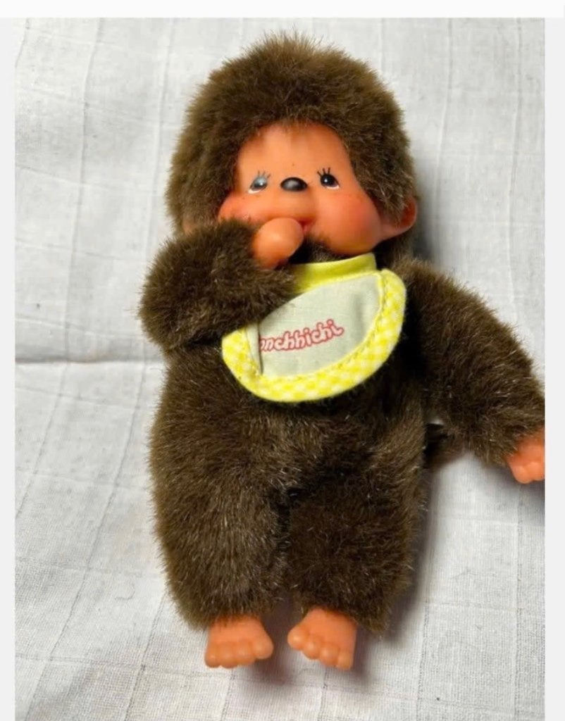 Vintage aapje Monchhichi Sekiguchi 16 cm, Ophalen of Verzenden