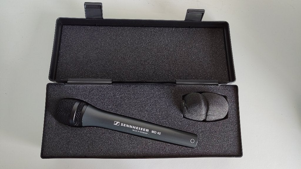 Sennheiser MD 42 reporter microfoon, Ophalen, Zo goed als nieuw, Overige typen