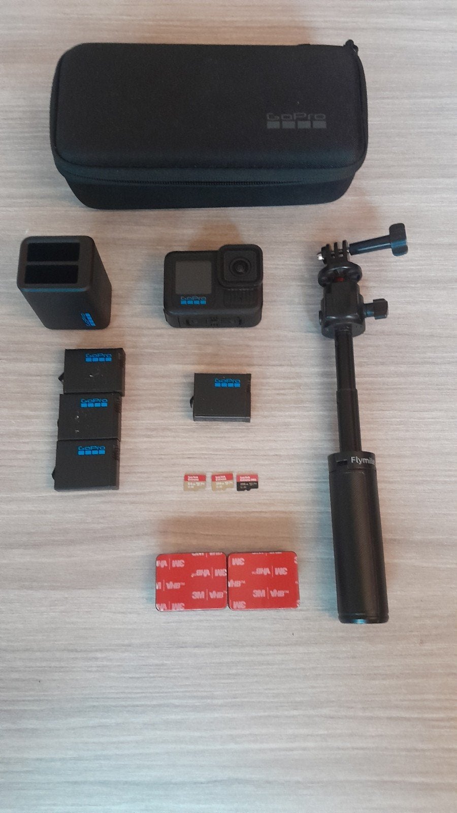 Complete GoPro Hero 13 set met accessoires, Audio, Tv en Foto, Ophalen of Verzenden, Zo goed als nieuw, GoPro
