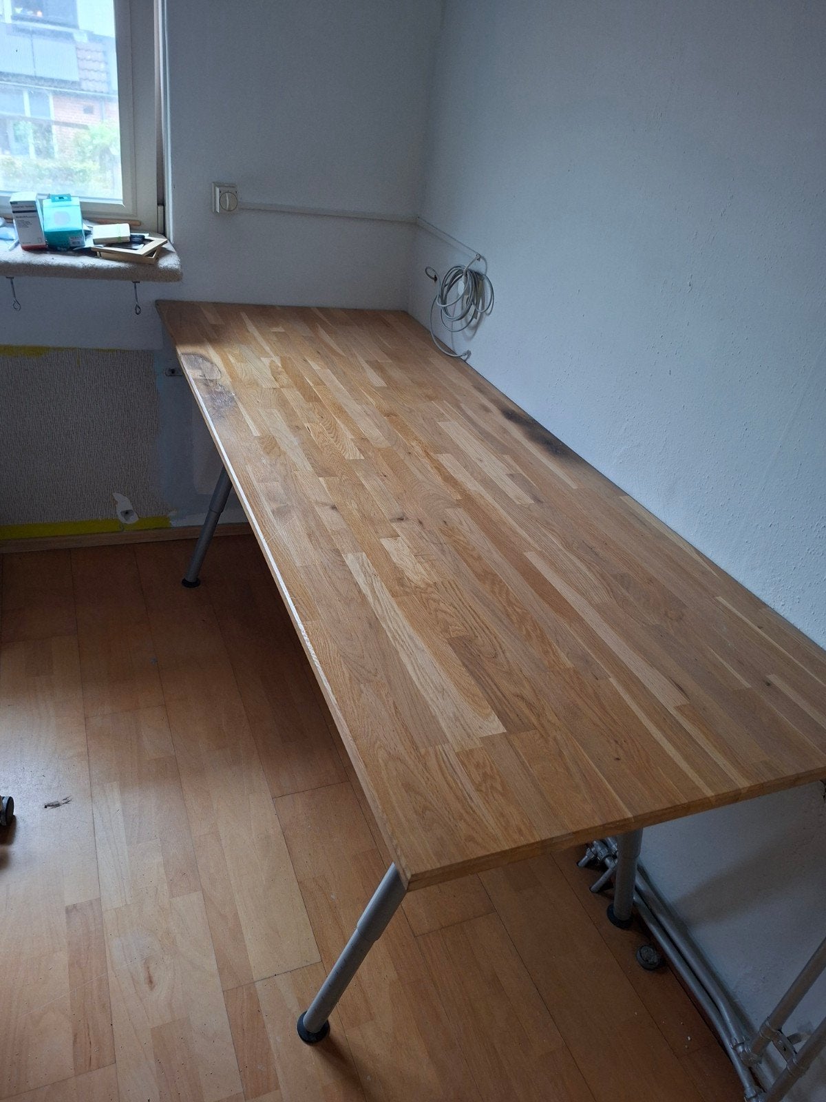 In hoogte verstelbaar bureau 200x80 cm, Ophalen of Verzenden