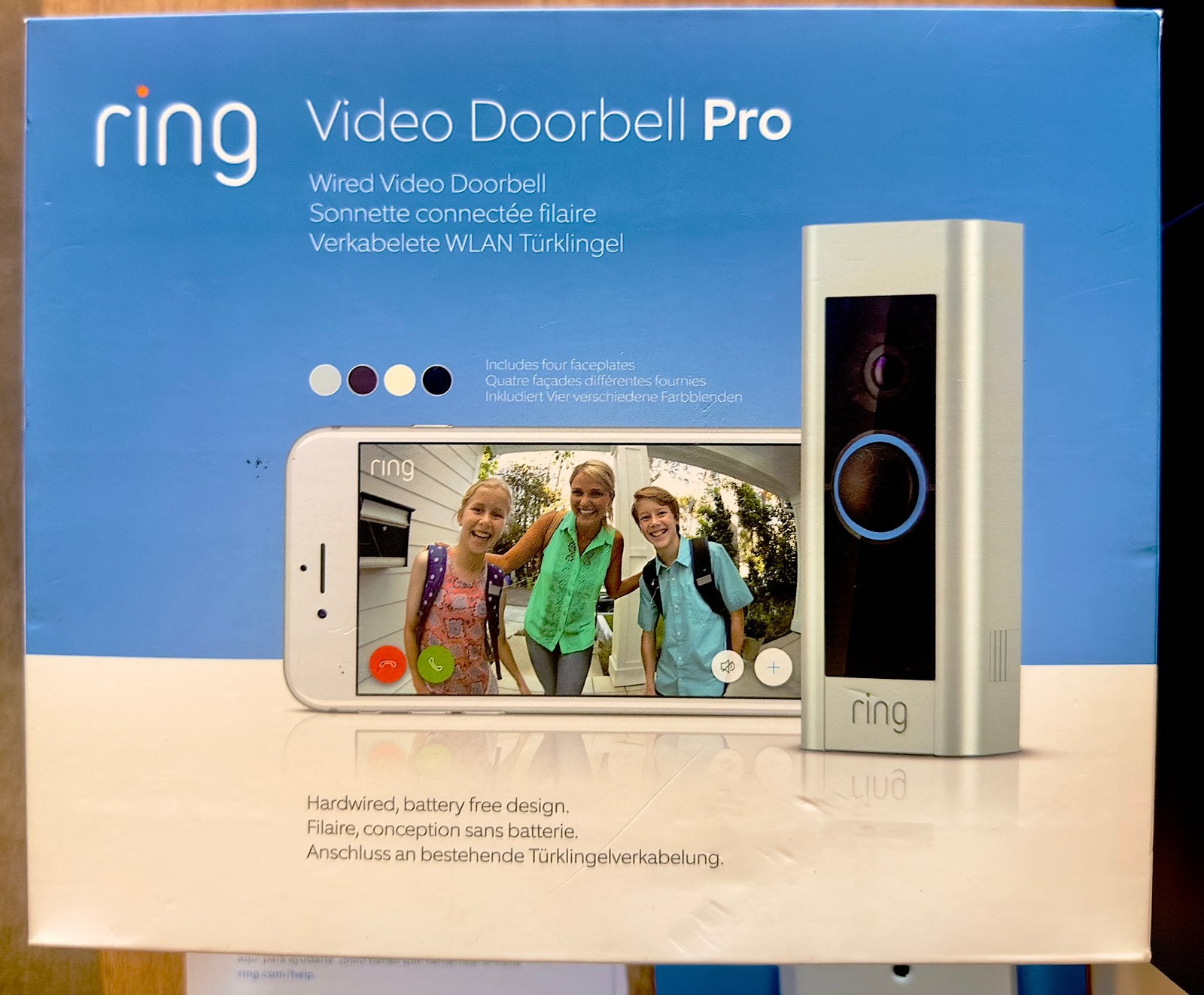 Ring video deurbel 2de generatie + chime bel, Ophalen of Verzenden, Zo goed als nieuw