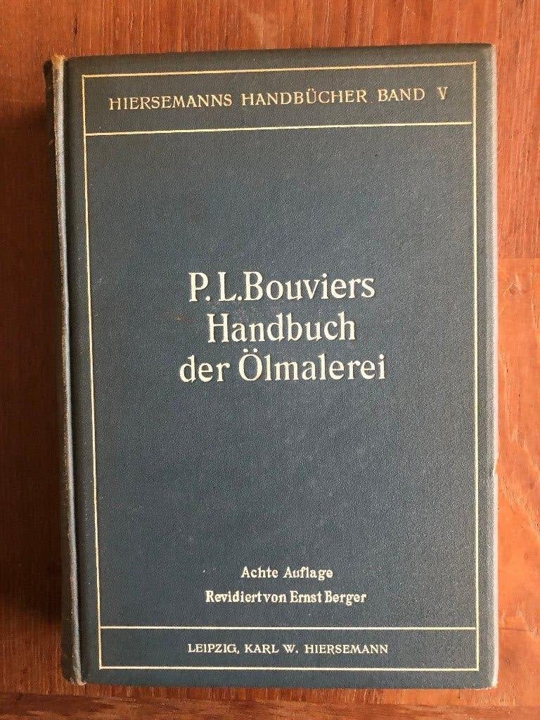 1910 Olieverf schilderen, standaardwerk. P.L. Bouviers, Verzenden, P.L. Bouviers