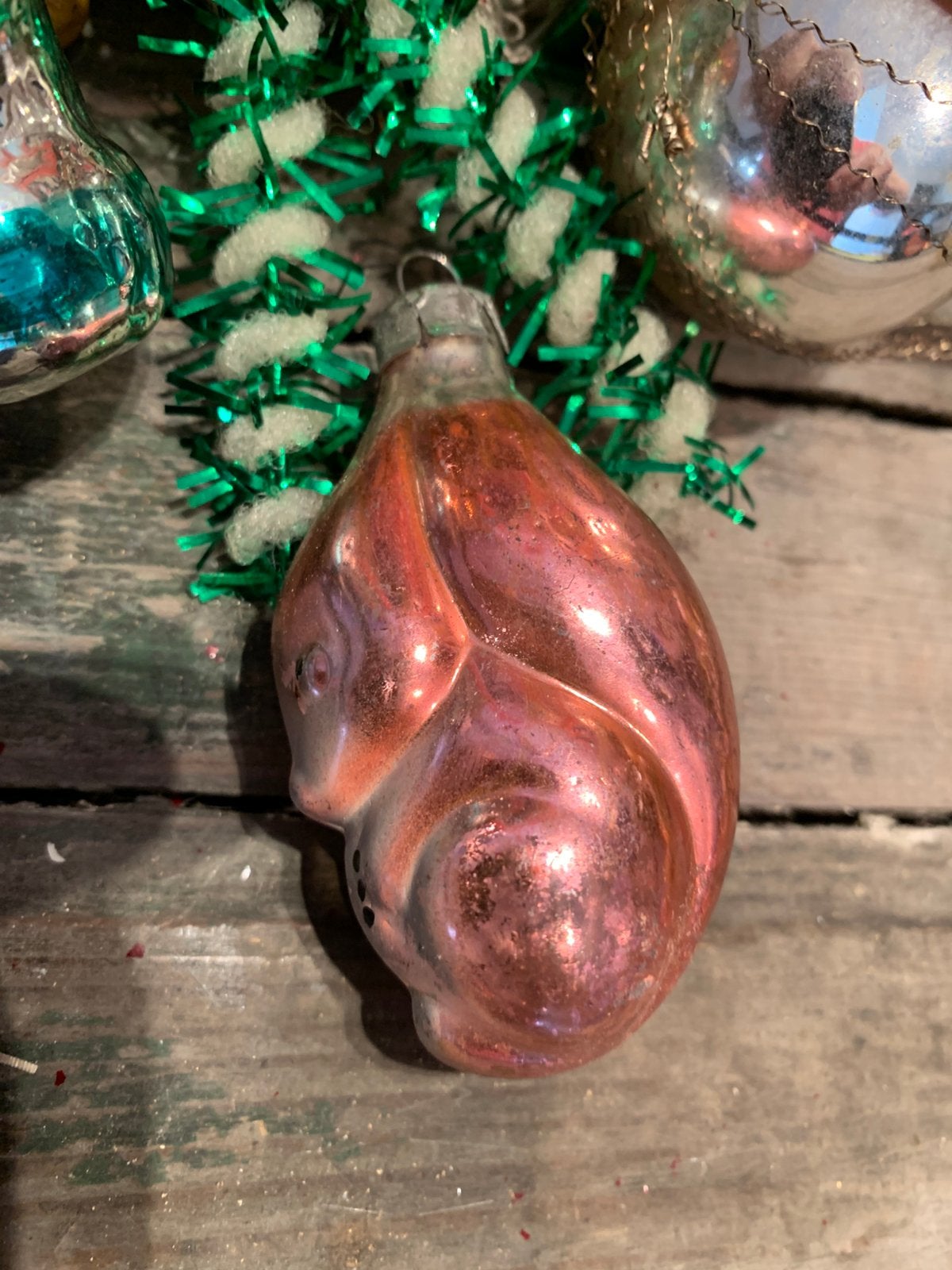 #kerst kerstbal eekhoorn, Diversen, Kerst, T, Ophalen of Verzenden, Zo goed als nieuw, N