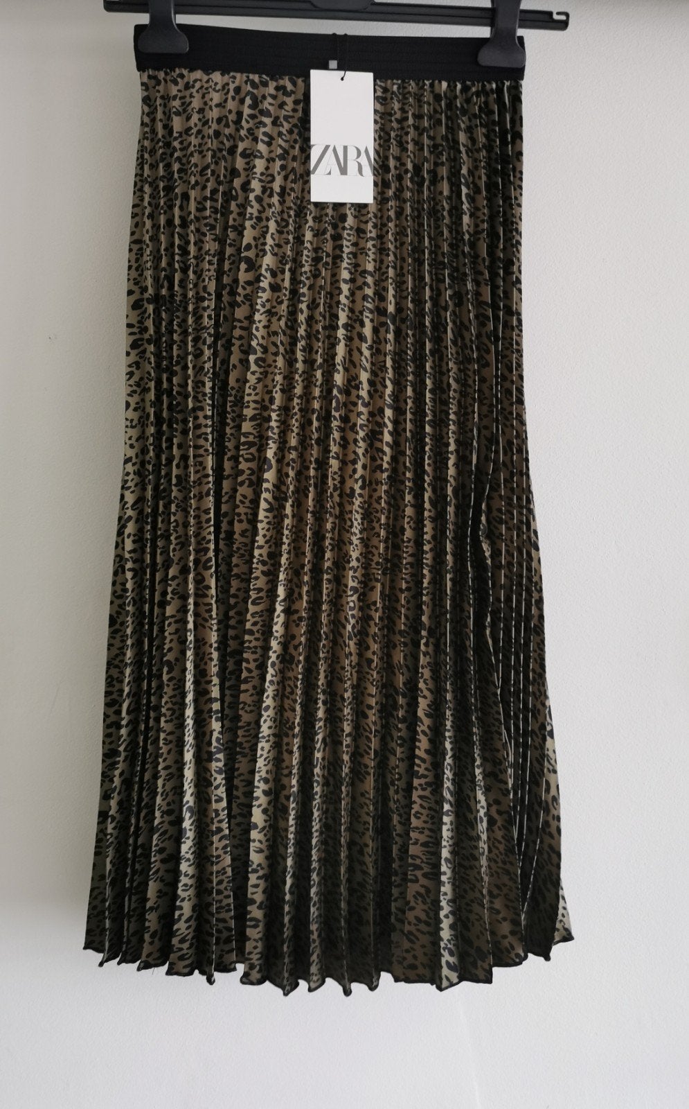 ZARA plisserok met dierenprint mt. S, Verzenden, Zara, Nieuw, Maat 36 (S)