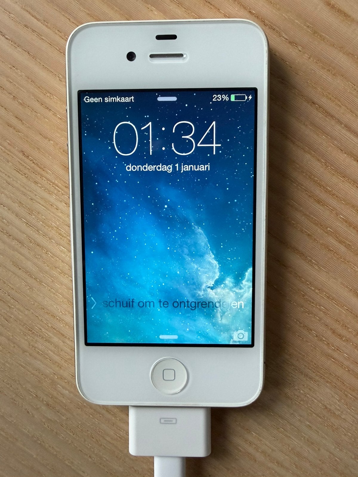 Apple iPhone 4 8GB Wit, Nette Staat, MD198DN/A, Telecommunicatie, Mobiele telefoons | Apple iPhone, Gebruikt, Wit, Ophalen of Verzenden