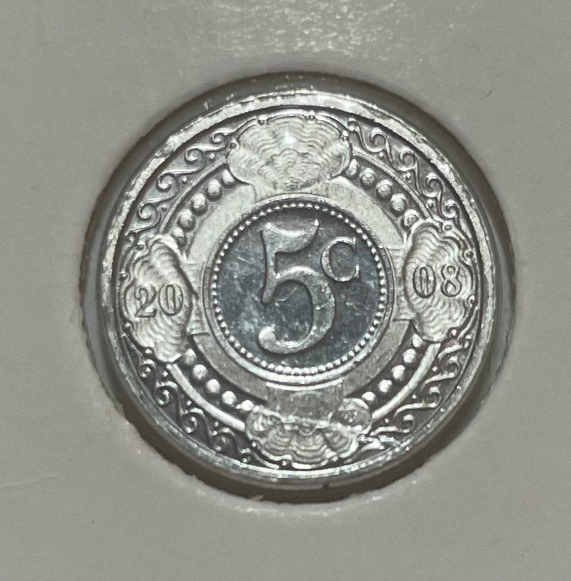 5 cent Nederlandse Antillen 2008, Ophalen of Verzenden