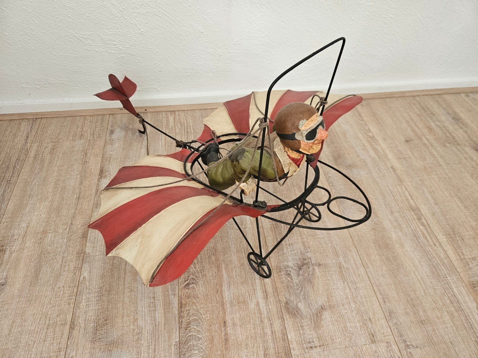 Vintage vliegende piloot decoratie, Antiek en Kunst, Ophalen