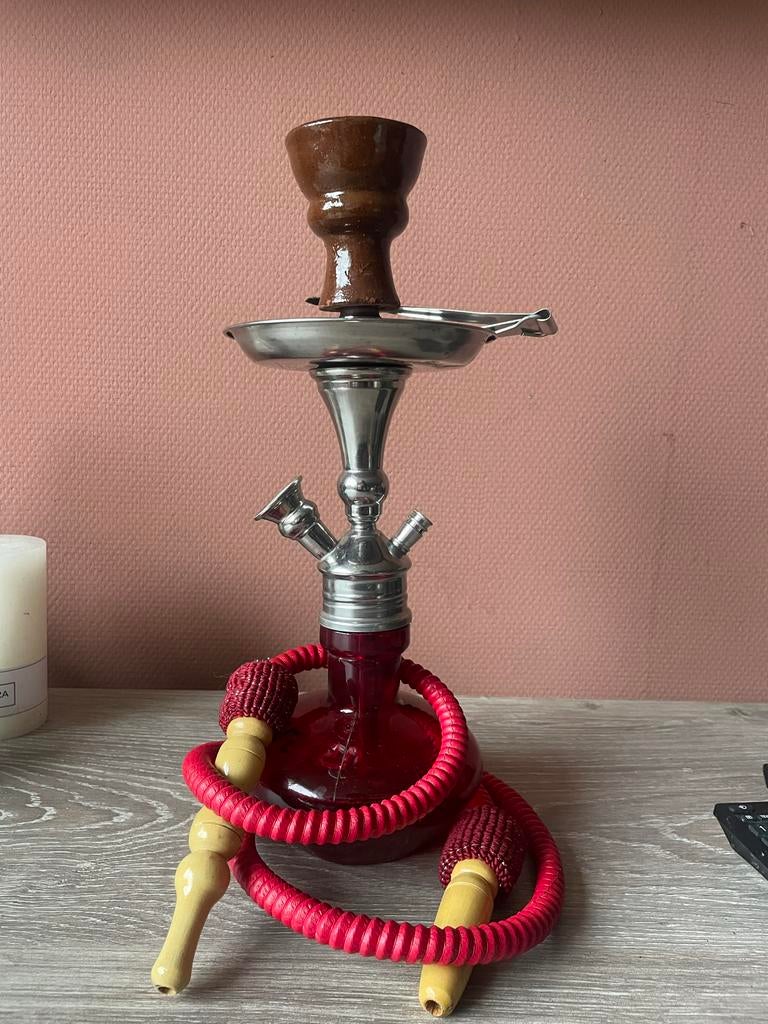 Waterpijp met 90 gratis kooltjes, Ophalen of Verzenden, Gebruikt, (Water)pijp