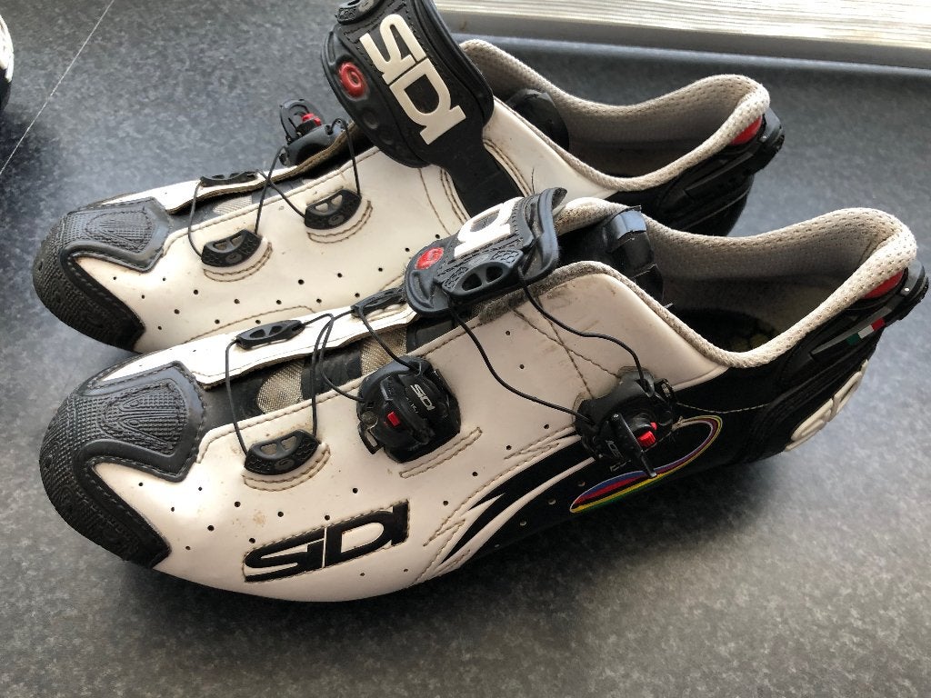 SIDI GRAVEL ATB MAAT 46 , HELM MET JASJE ZIE FOTO,S KOOPJE!!, XXL, Dames, Schoenen, Zo goed als nieuw