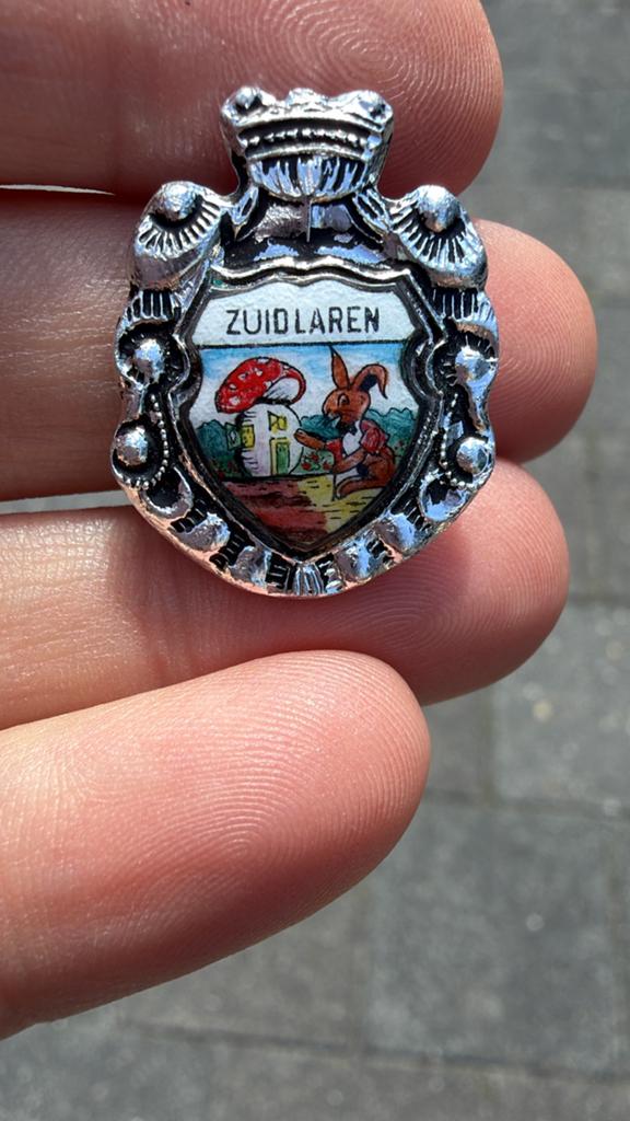 Vintage Speld Zuidlaren - Kabouter en Paddenstoel, Ophalen of Verzenden, Gebruikt