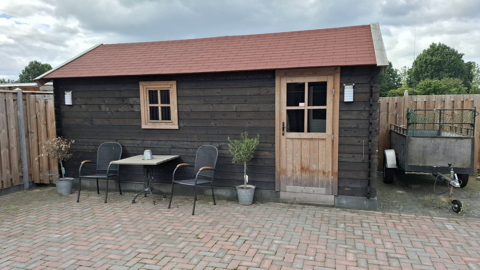 Schuur 325x580cm, 1,5 jaar oud, incl. elektra, Ophalen, 200 tot 400 cm, Schuur, Zo goed als nieuw
