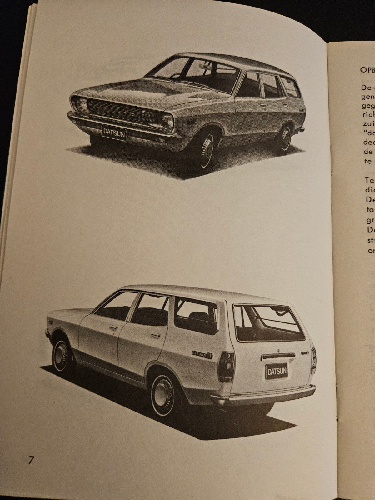 Productinformatie/interne brochure Datsun 120Y, Ophalen of Verzenden, Zo goed als nieuw, Overige merken