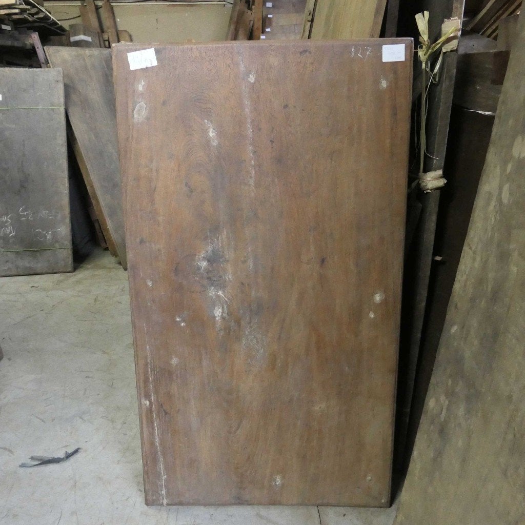 Antieke smalle tafel 127x70 landelijk teak hout TX22 SALE, Antiek en Kunst, Ophalen of Verzenden