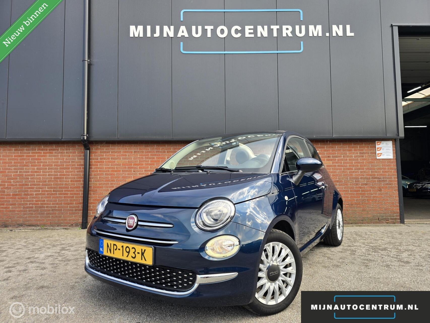 Fiat 500 0.9 TwinAir Turbo Lounge / NAP / NAVI / CABRIO, Auto's, Gebruikt, Leder en Stof, Origineel Nederlands, Bedrijf