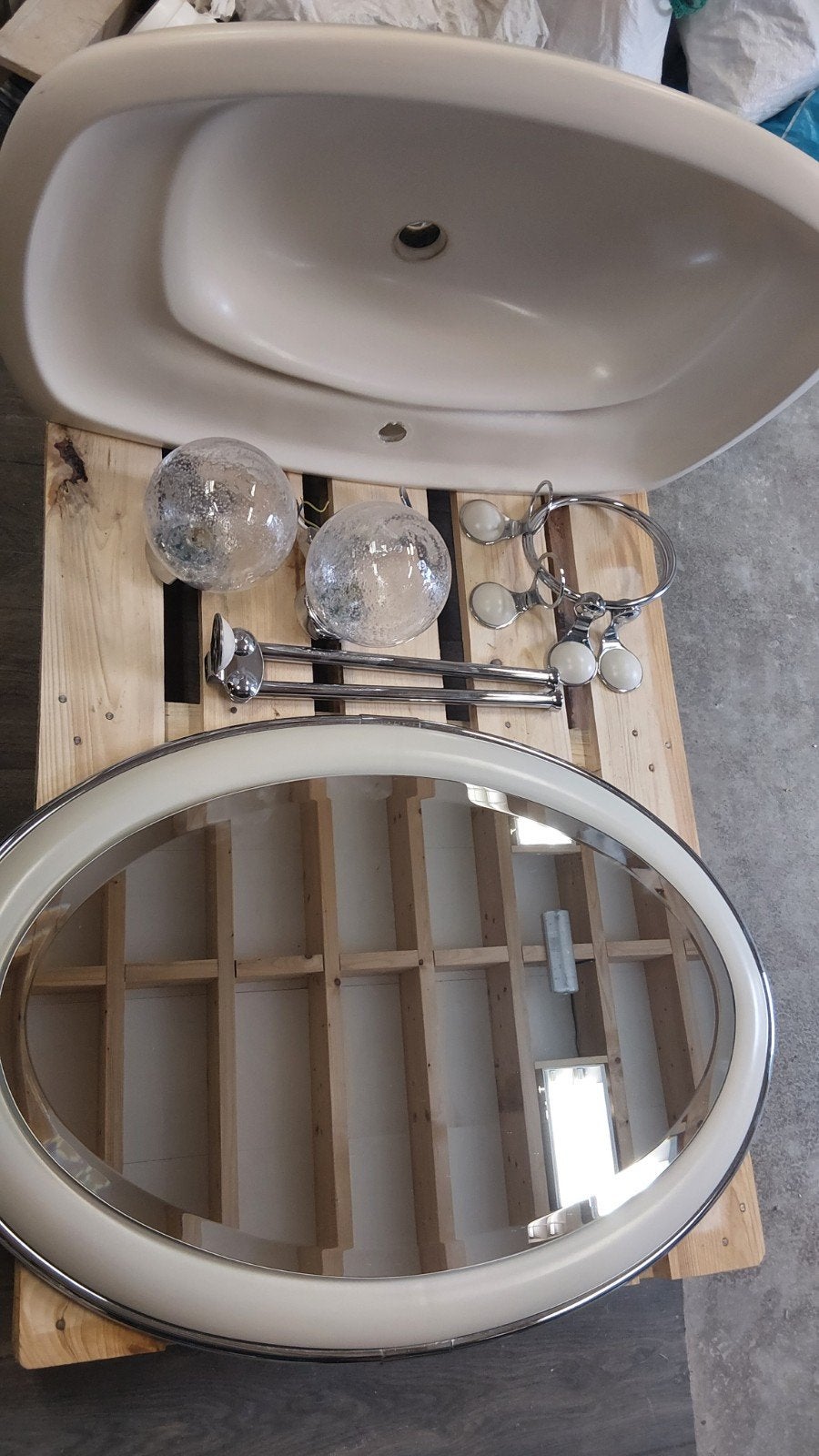 Vintage Luigi Colani badkamer set – Villeroy & Boch / KEUCO, Ophalen, Zo goed als nieuw