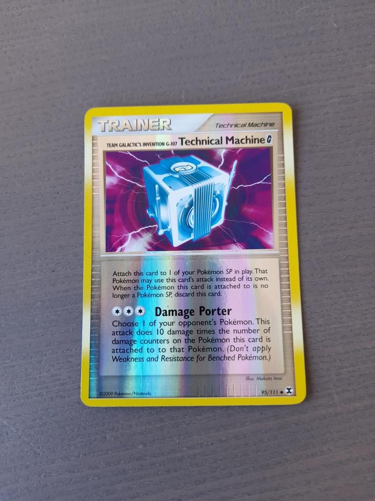 2009 rising rivals 95/111 technical machine reverse, Ophalen of Verzenden, Zo goed als nieuw, Losse kaart, Foil