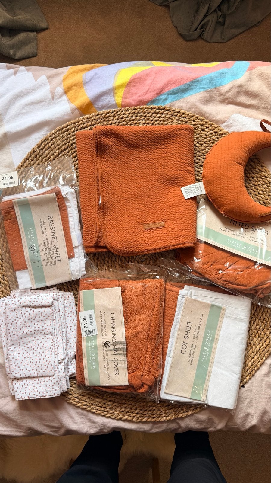 Little Dutch Babybeddengoed Set - Nieuwstaat, Little Dutch, Jongetje of Meisje, Ledikant, Beddengoedset