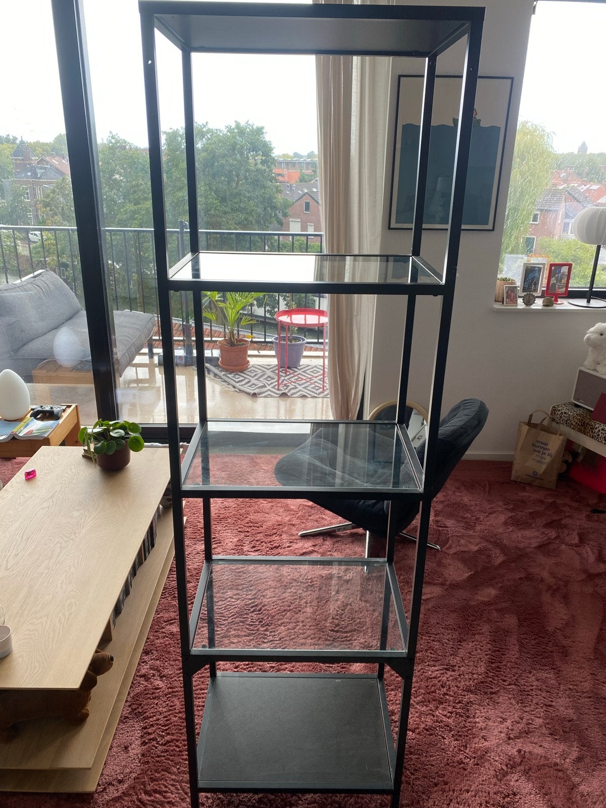 IKEA VITTSJÖ Stellingkast, Ophalen, Met plank(en), Minder dan 50 cm, 200 cm of meer