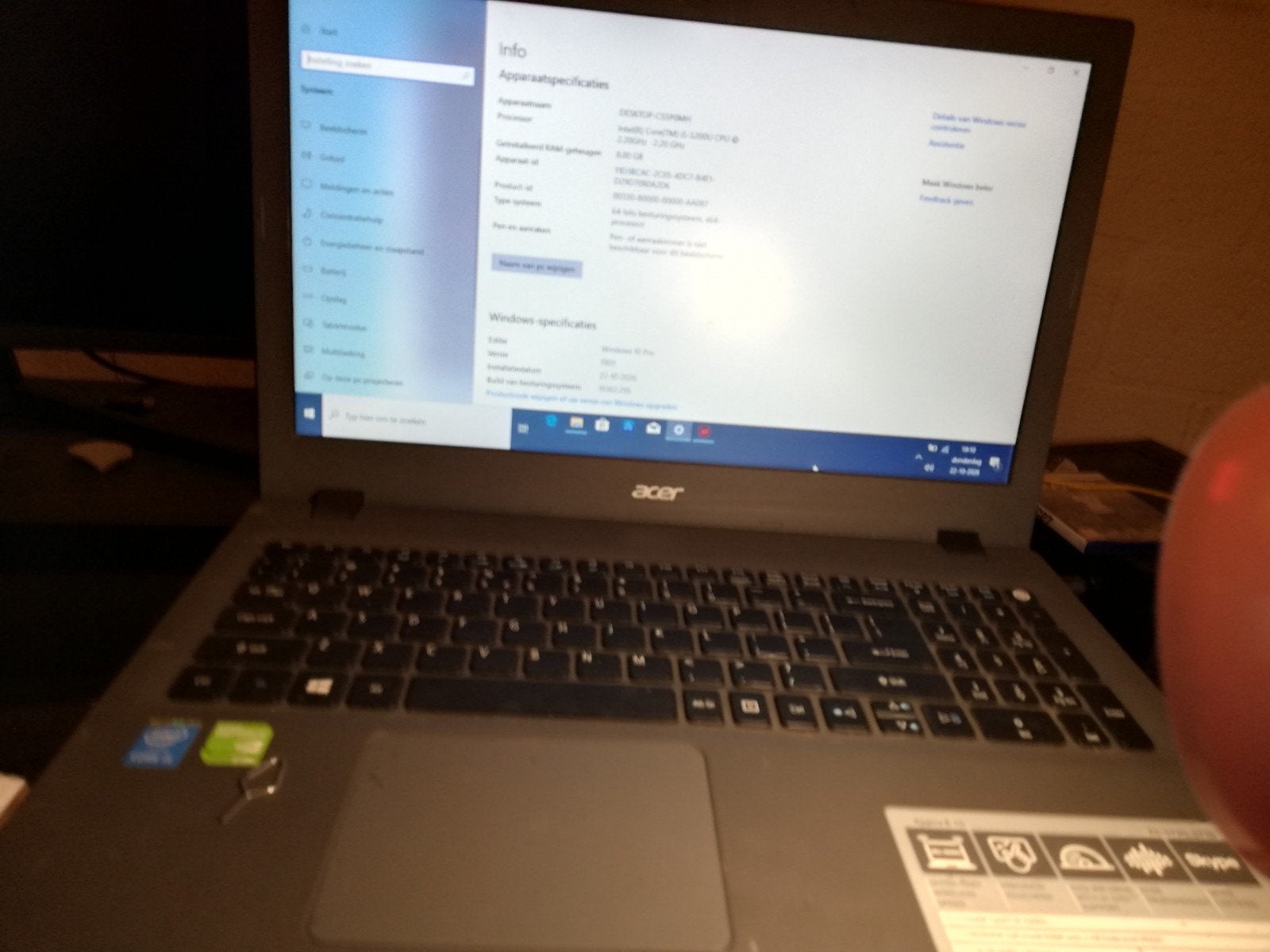 Acer Aspire E5 57y0 - i5-5200U, 8GB RAM, 2TB HDD, GeForce, Ophalen, Gebruikt, 2 tot 3 Ghz, 8 GB
