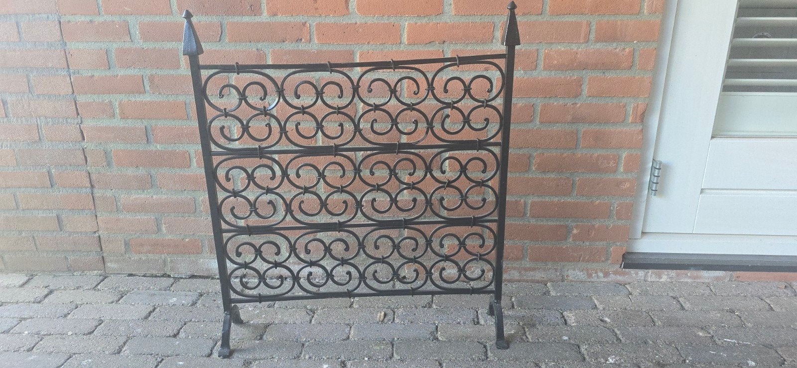 Haardrek / Haardscherm 66x75cm, Ophalen, Gebruikt, Vrijstaande haard, Overige soorten