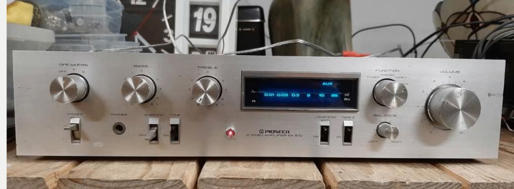 versterker Pioneer SA-610 Integrated Stereo Amplifier, Gebruikt, ., ., 120 watt of meer