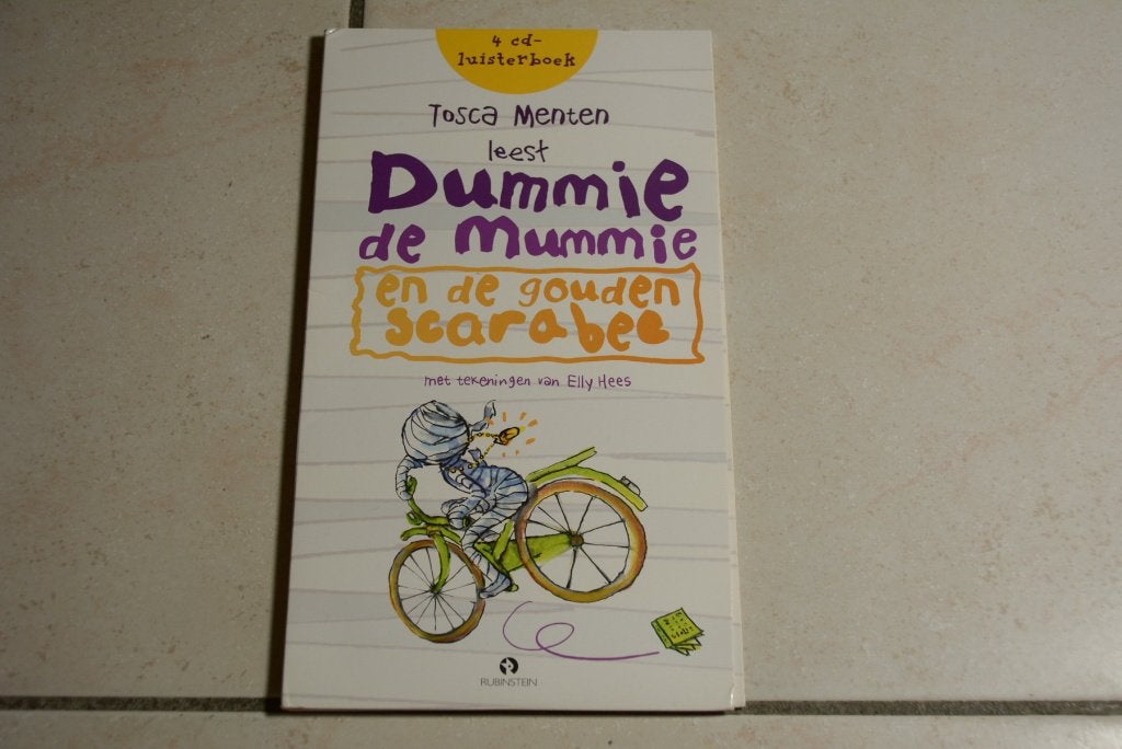 Dummie de Mummie en de gouden scarabee Tosca Menten 4 cd's, Ophalen of Verzenden, Cd, Kind