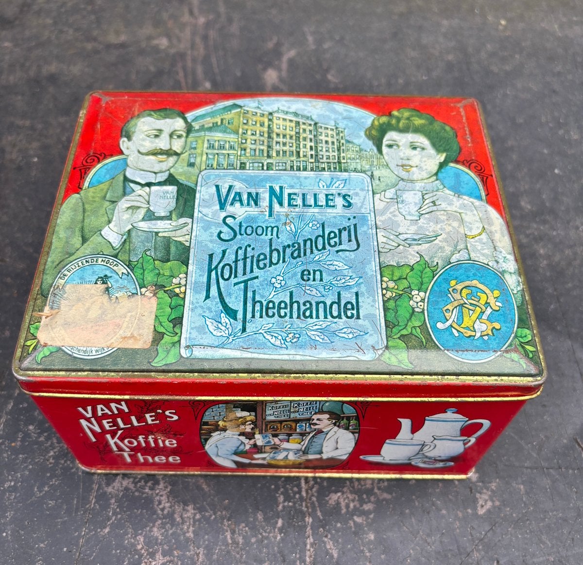 Van Nelle blikken, Verzamelen, Blikken, Ophalen of Verzenden, Gebruikt, Koffie, Van Nelle