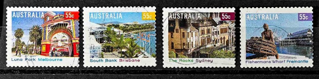 postzegels Australië 2008, Ophalen of Verzenden, Gestempeld