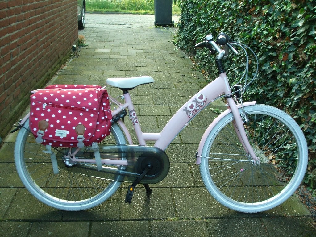 bike fun meisjesfiets 24 inch in nette staat, Fietsen en Brommers, Fietsen | Meisjes, Ophalen, Terugtraprem, 24 inch, Versnellingen