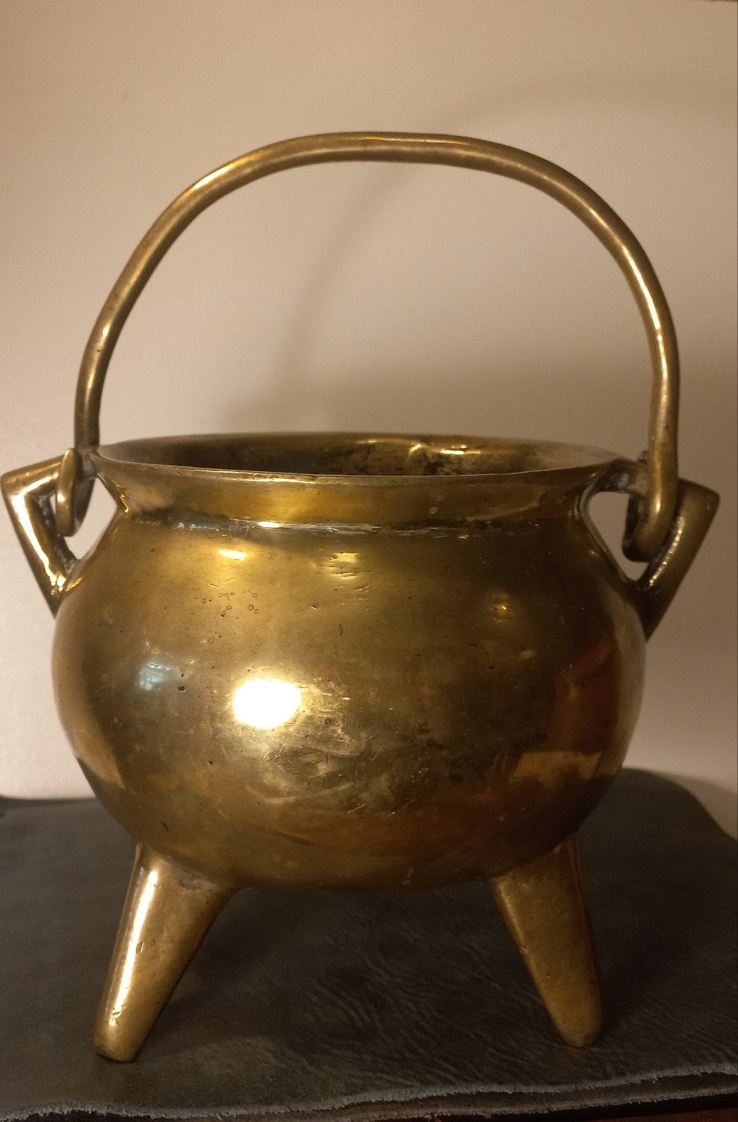 zware bronzen kookpot of Grape, Ophalen of Verzenden, Brons