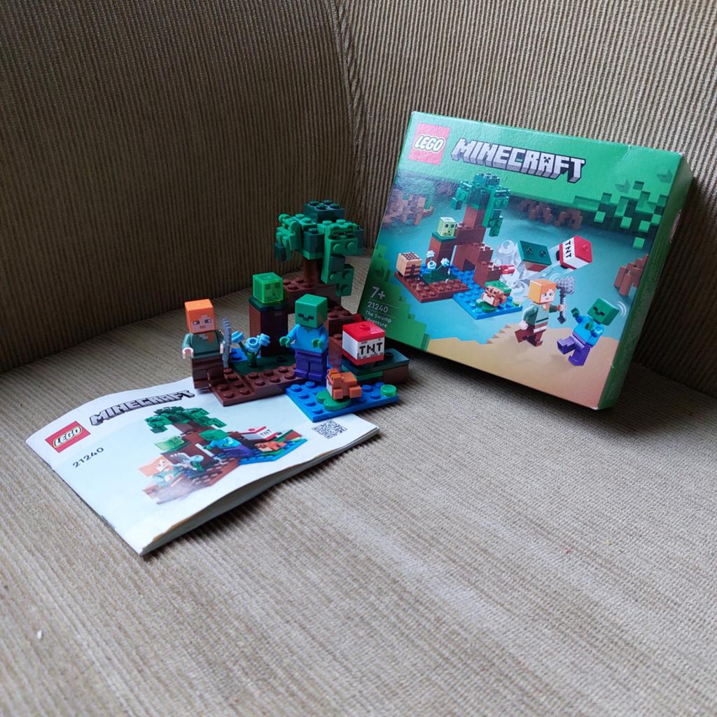 Minecraft Lego 21240, Ophalen of Verzenden, Zo goed als nieuw