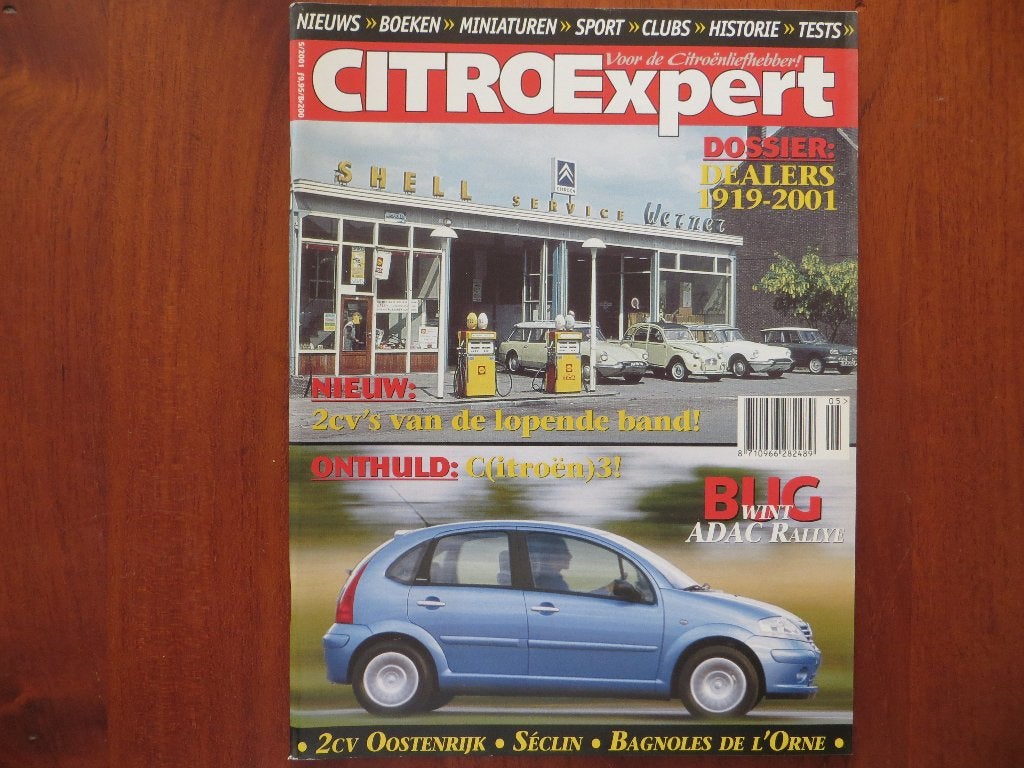 CitroExpert 5 2001 Citroën 2CV, C3, dossier dealers 1919-'01, Ophalen of Verzenden, Nieuw, Citroën