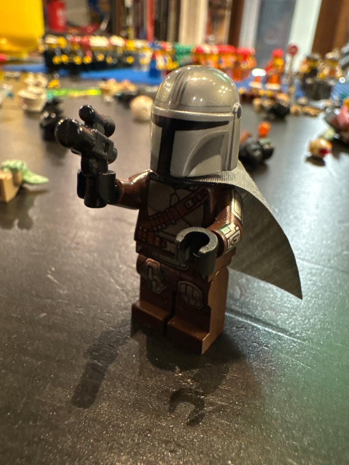 LEGO Minifiguur The Mandalorian (Din Djarin) Beskar Harnas, Ophalen of Verzenden, Zo goed als nieuw