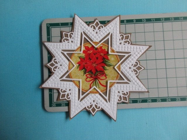 205 KERST opleg setje ster / kant en klaar geplakt, Hobby en Vrije tijd, Kaarten | Zelf maken, Verzenden, Nieuw, Kerst, Overige typen