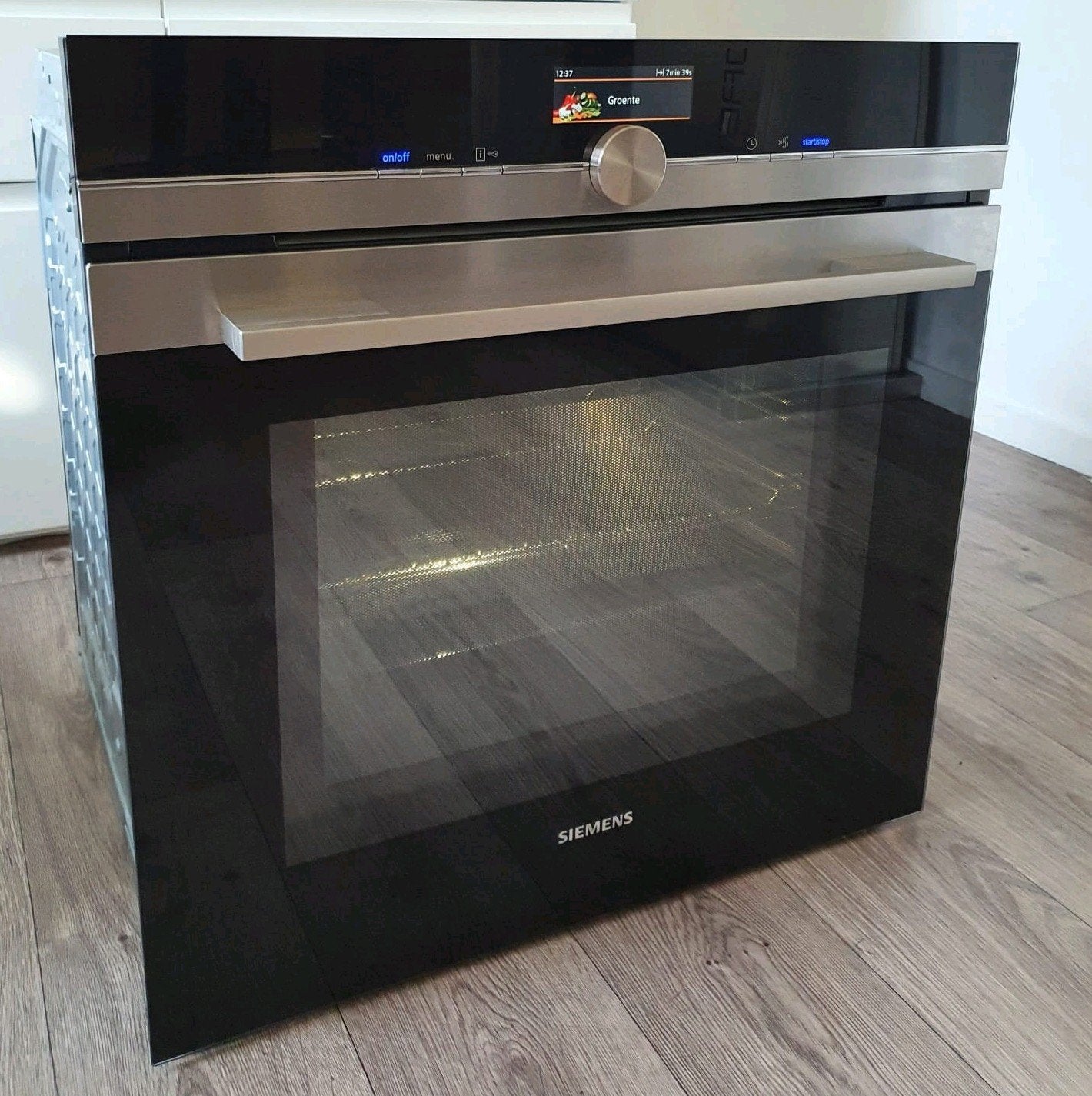 Luxe Siemens XL combi oven/magnetron met zelfreiniging, Witgoed en Apparatuur, Ophalen, Combimagnetron, 60 cm of meer, Zo goed als nieuw