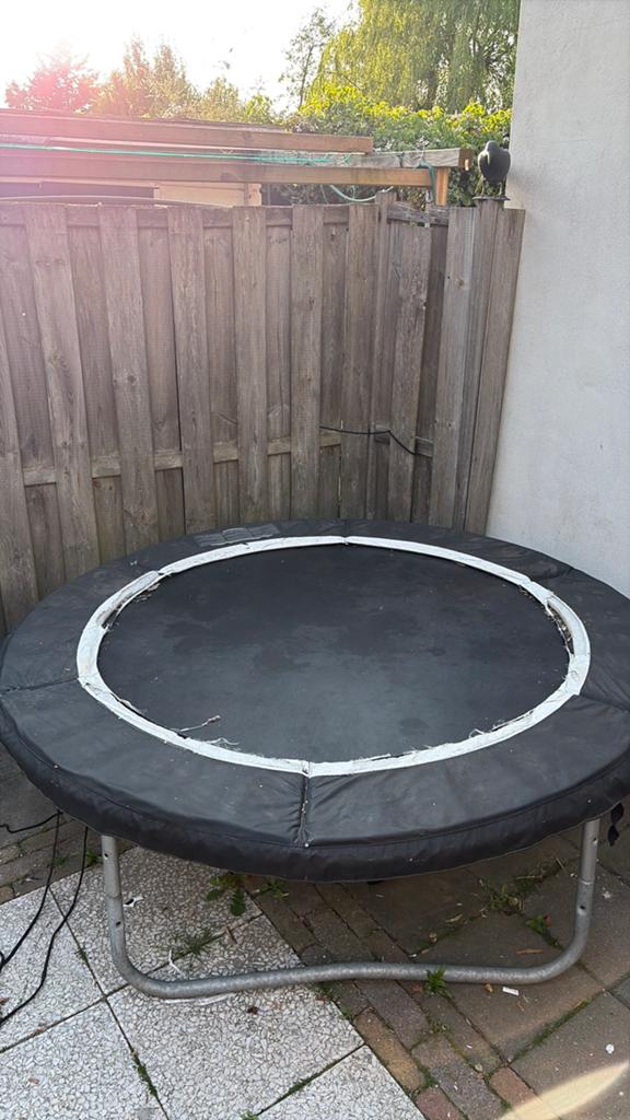 Trampoline, Kinderen en Baby's, Speelgoed | Buiten | Trampolines, Ophalen, Gebruikt