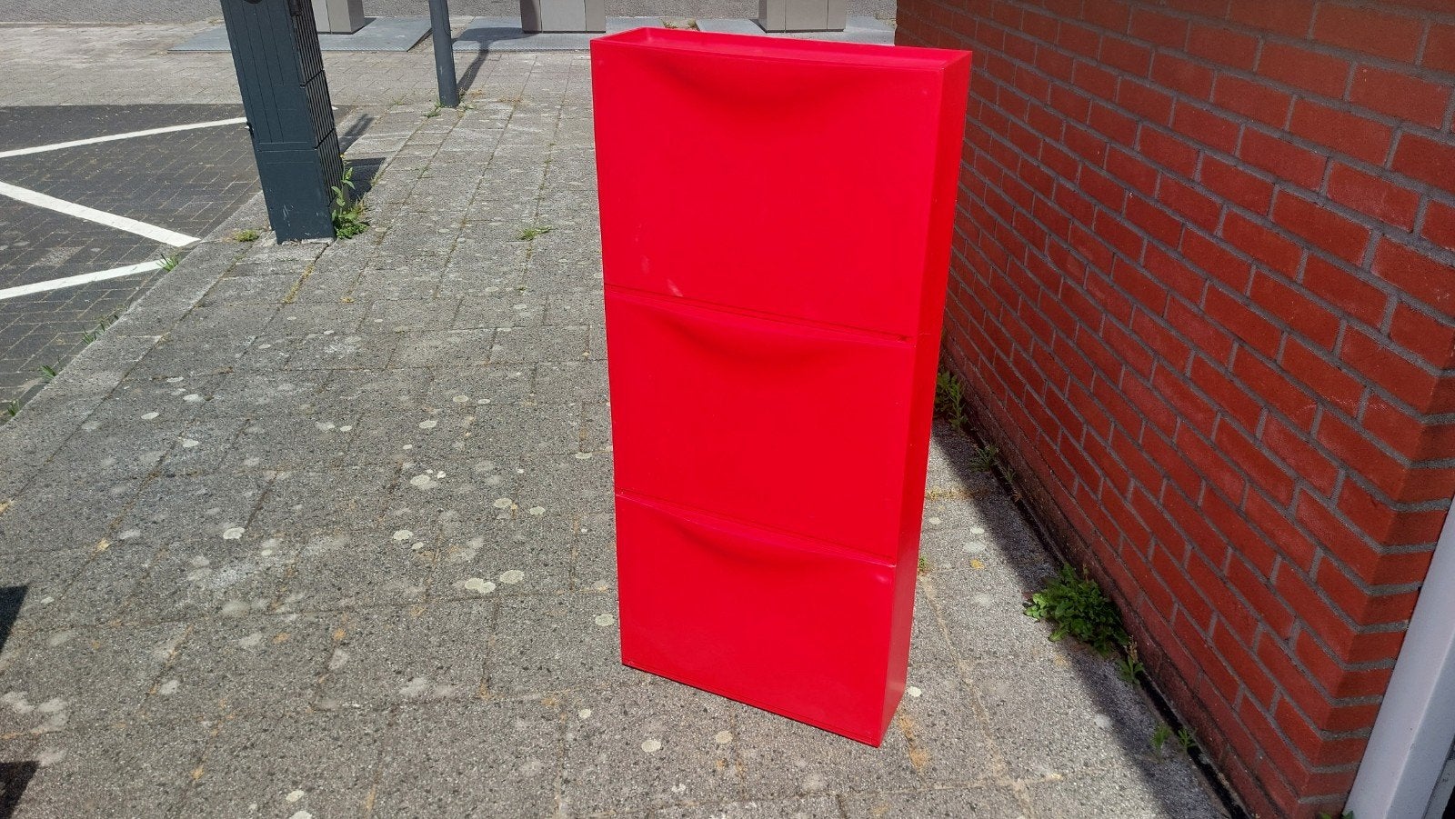 Ikea schoenenbakken rood, Ophalen, Gebruikt