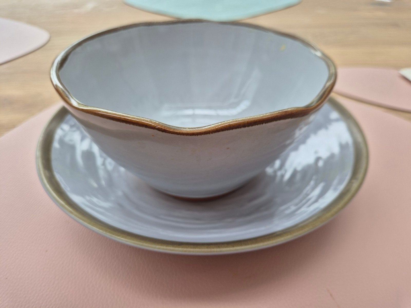 Zara Home kom en bord/ schaal, Ophalen of Verzenden, Porselein, Overige stijlen, Bord(en)