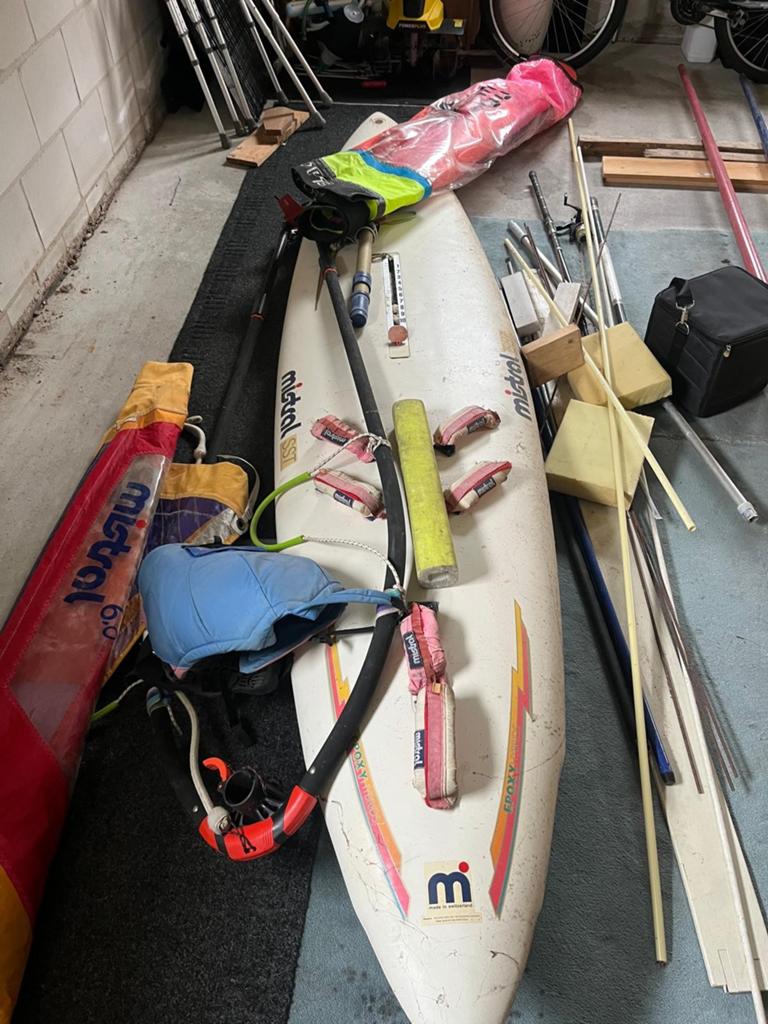 Surfplank set Mistral, Watersport en Boten, Windsurfen, Ophalen of Verzenden, Gebruikt