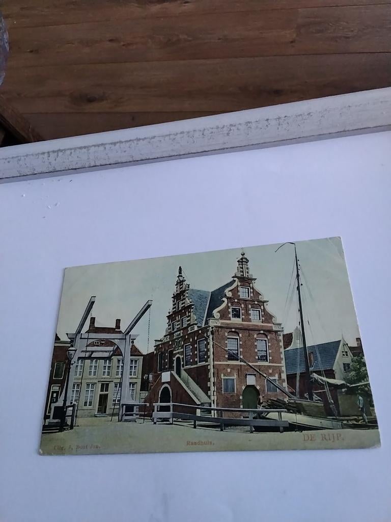 DE RIJP.  RAADHUIS, Verzamelen, Ophalen of Verzenden, Voor 1920, Zuid-Holland