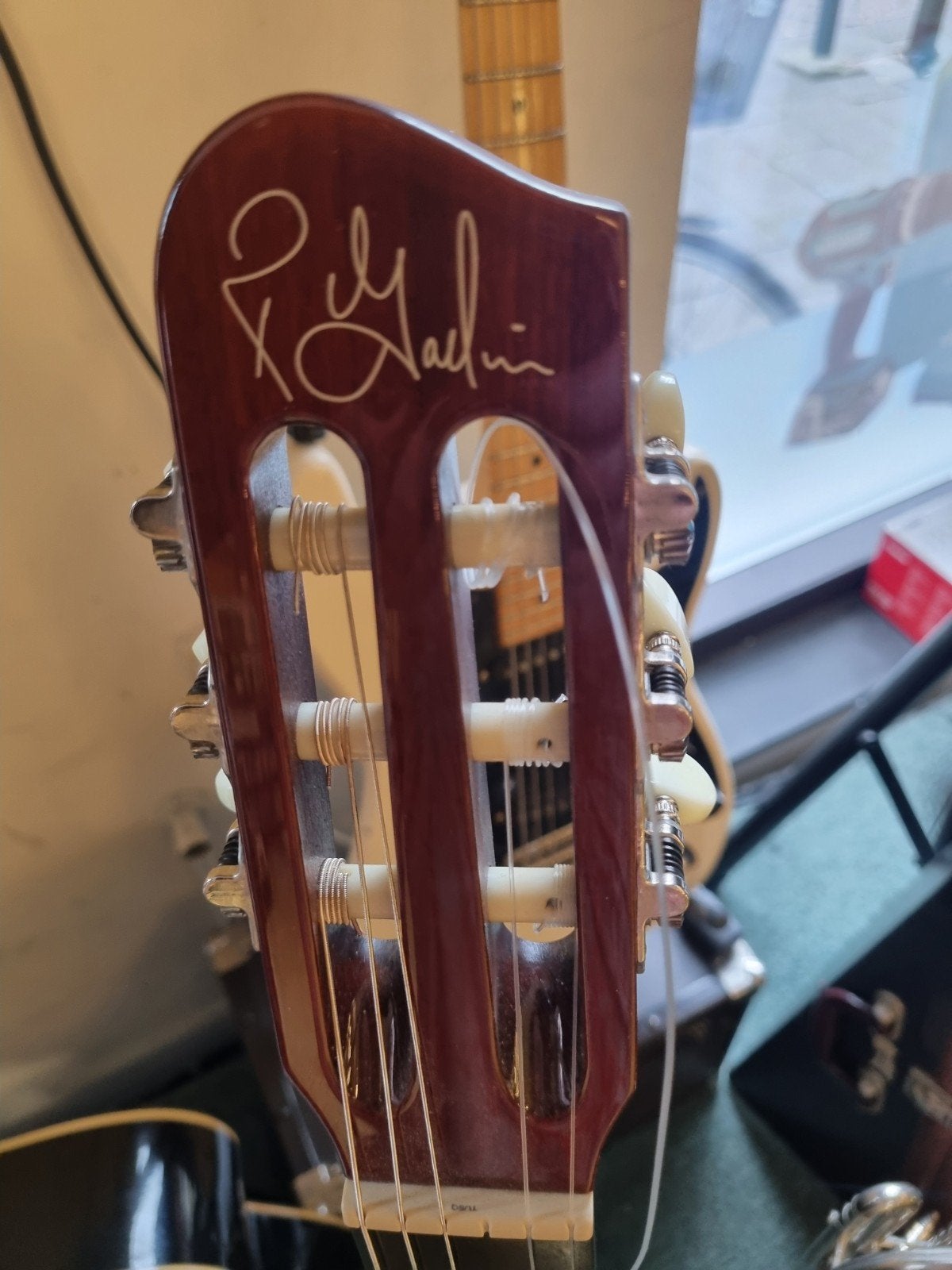Godin Multiac Grand Concert Duet Ambiance Klassieke Gitaar, Ophalen, Zo goed als nieuw, Solid body, Overige merken