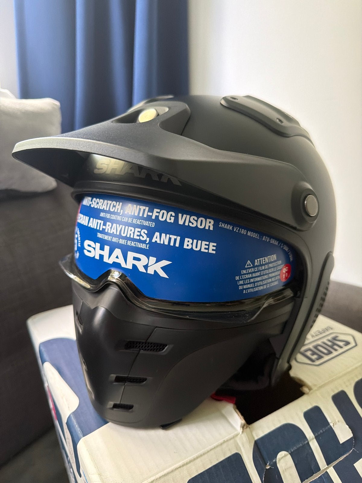 Nieuwe Shark ATV-DRAK helm - Maat XS, XS, Shark, Ophalen of Verzenden, Nieuw zonder kaartje